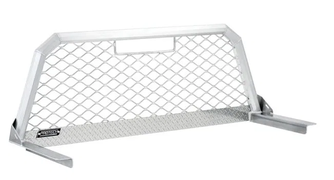 57-6460-24 – PROTECH IND. Headache Rack, Mesh Mill Finish Aluminum Can Be Used With Cross Bed Tool Box With 24 Inch L...